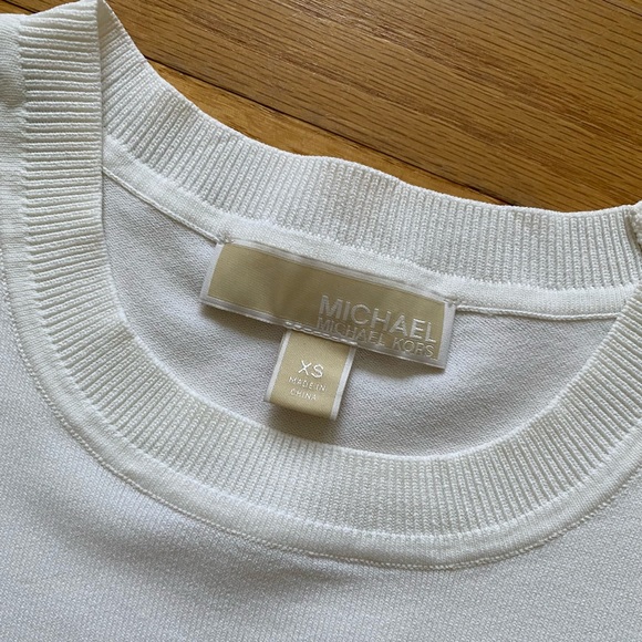 MK Knit Short-Sleeve Sweater - Picture 5 of 5